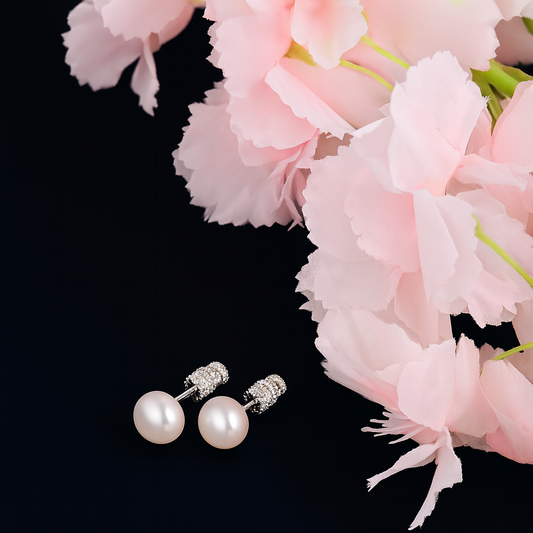 Traditional Bugadi-Style Stud Earrings with Sparkling Stones